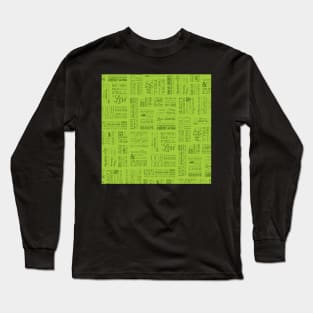 80s Song Lyrics Long Sleeve T-Shirt